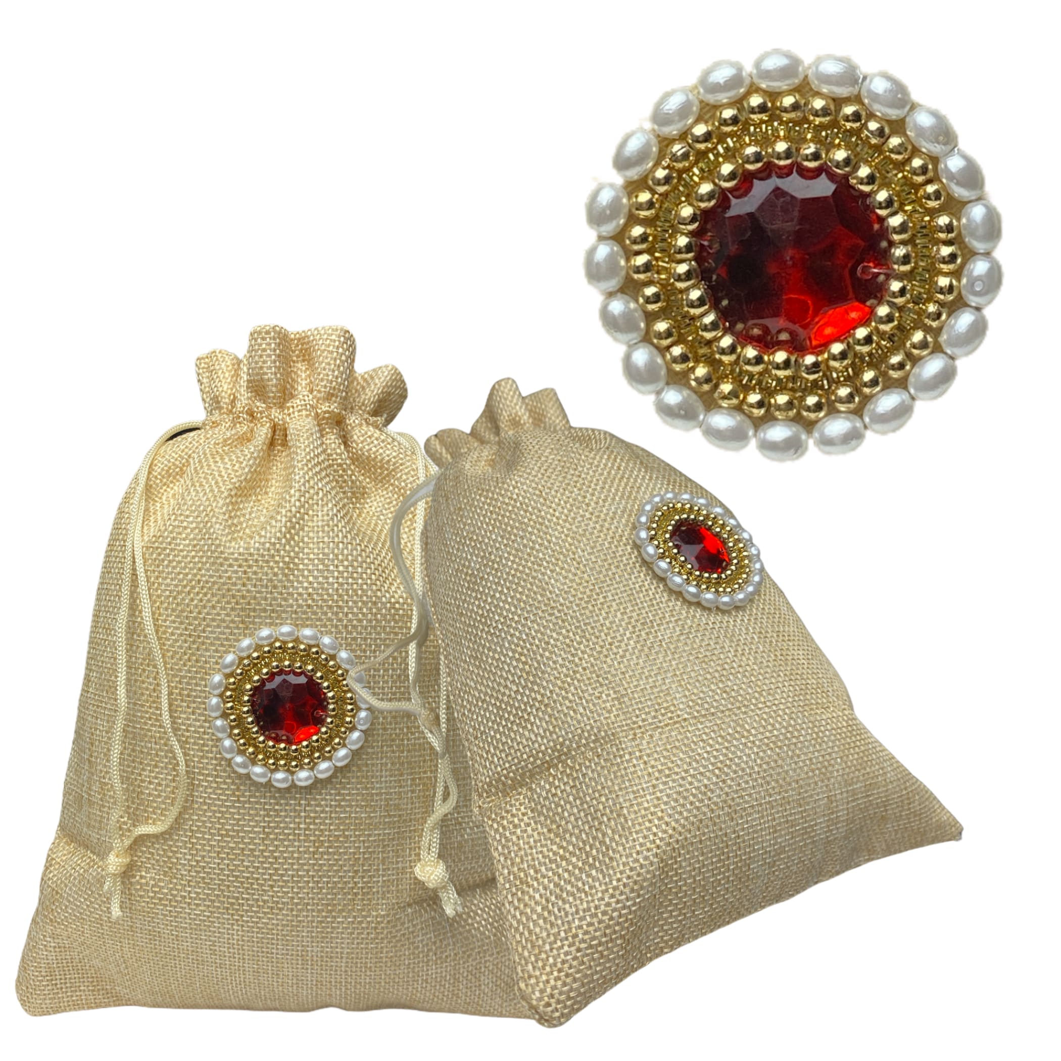 Jute potli bags eid gifts favor indian muslim punjabi