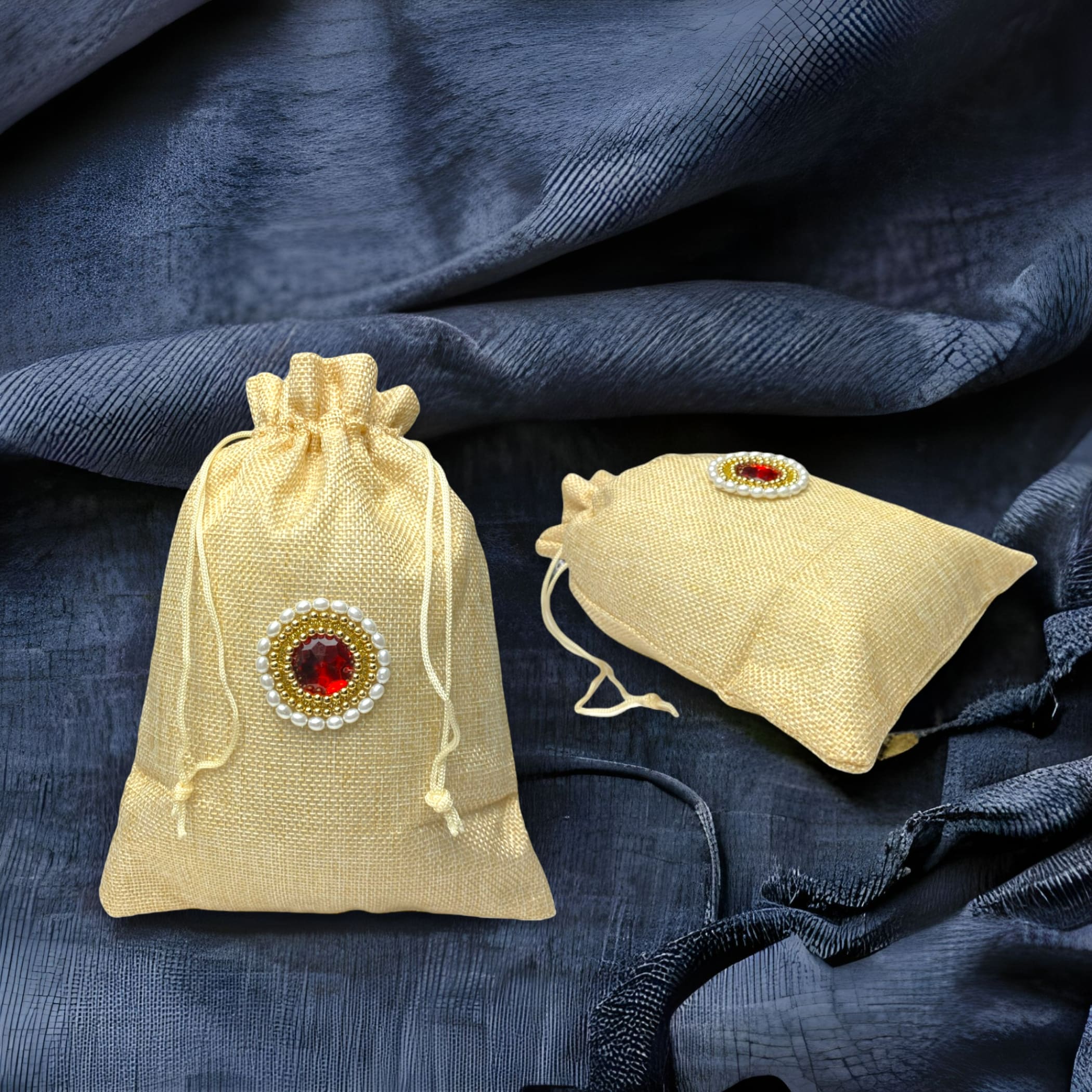 Jute potli bags eid gifts favor indian muslim punjabi