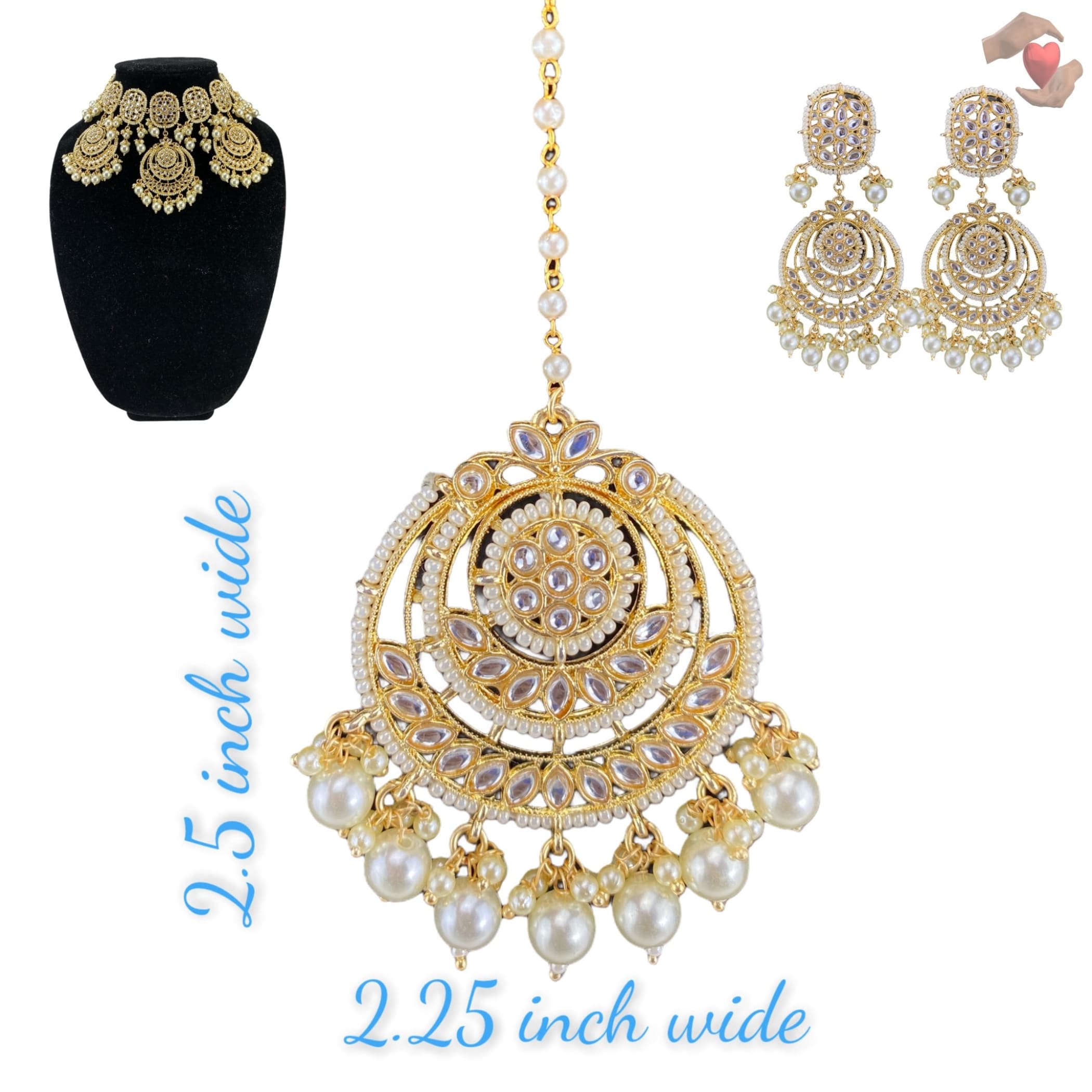 Kundan Jewelry Set Indian Jewellery Pakistani Muslim