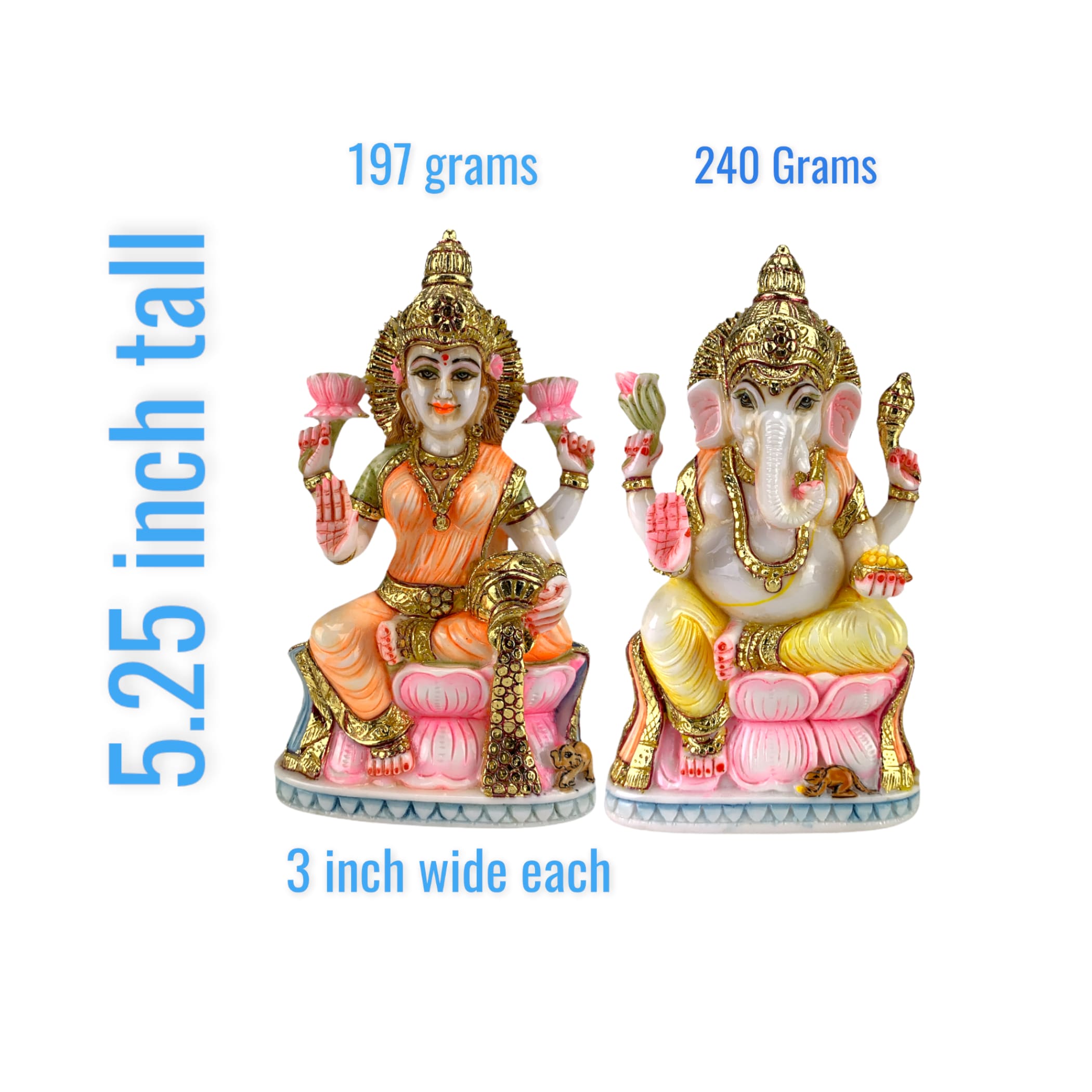 Laxmi and ganesha idol pair altar deity ganesh ganapati