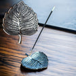 Leaf shape incense stick and cone holder unique design