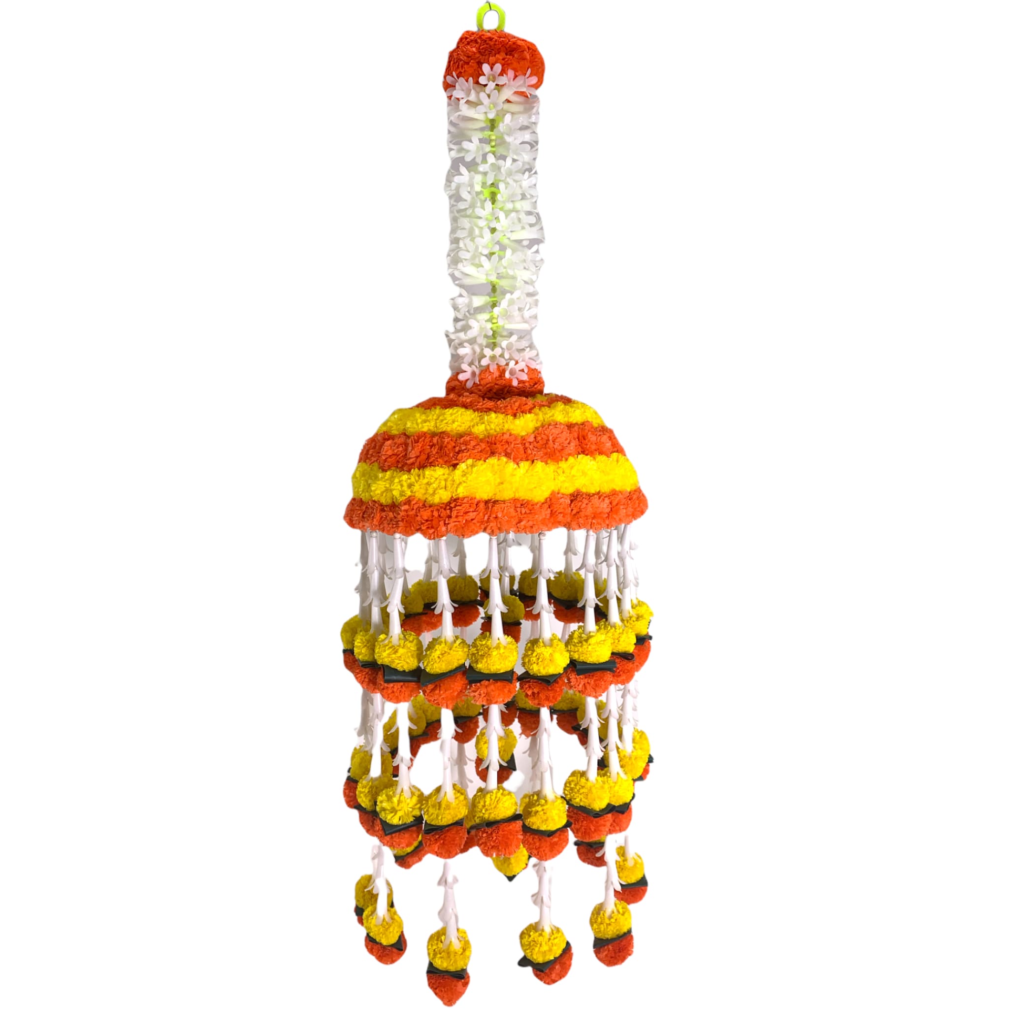 Marigold jhoomar decor mehndi decoration wedding