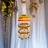 Artificial marigold flowers jumbo jhoomar decor traditional