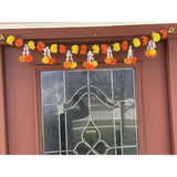 Marigold tuberrose door toran hanging valance festival