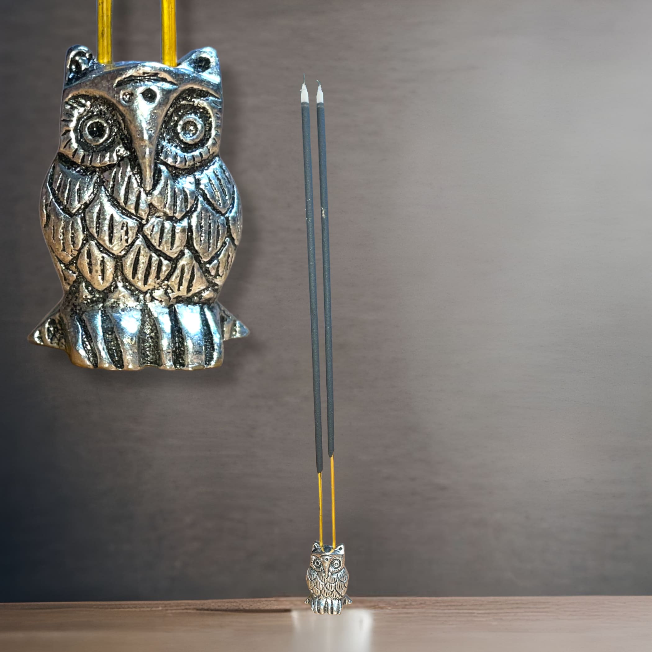 Minimalist incense holder stick tray home small - owl