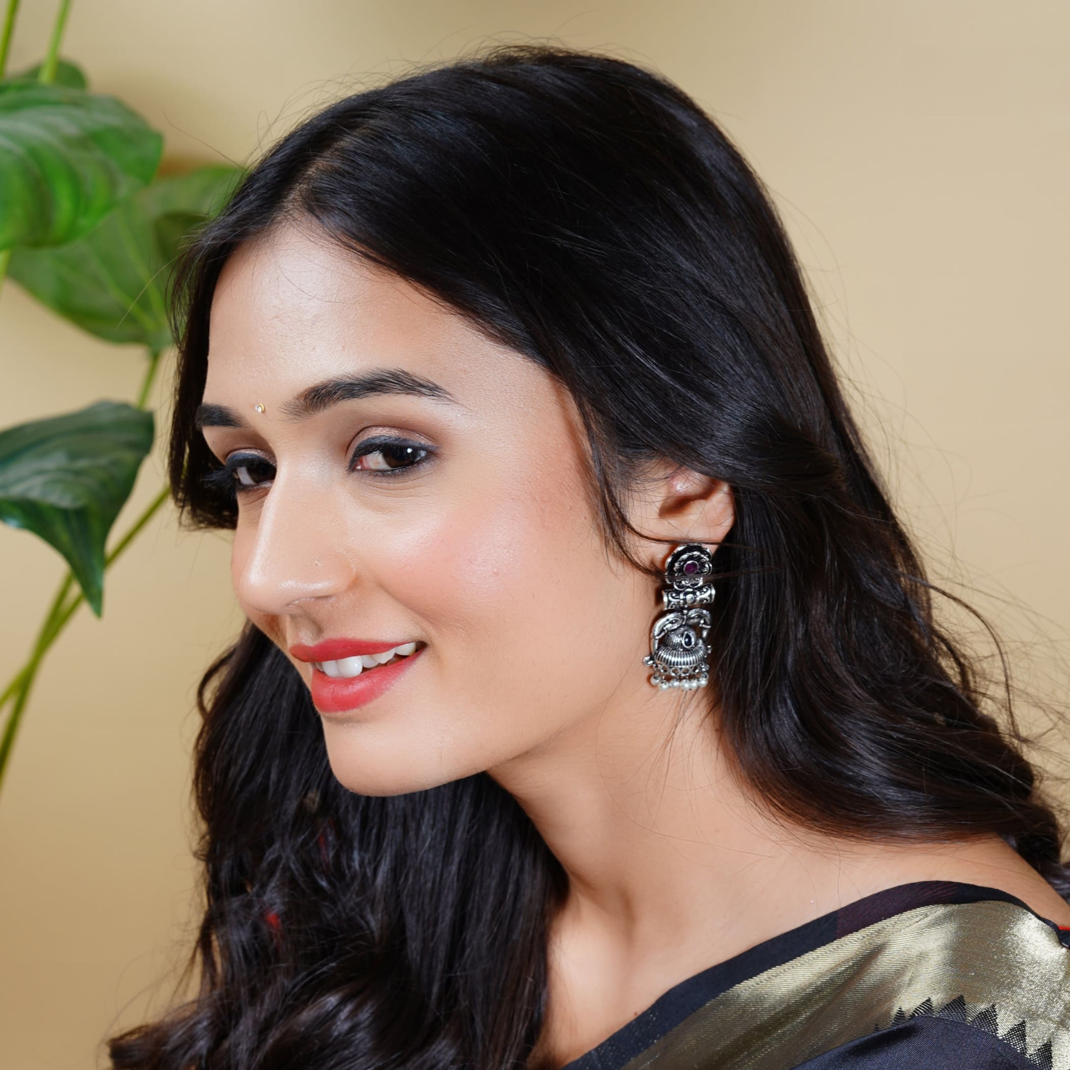 Indian earrings bollywood jhumka for women jhumki oxidised