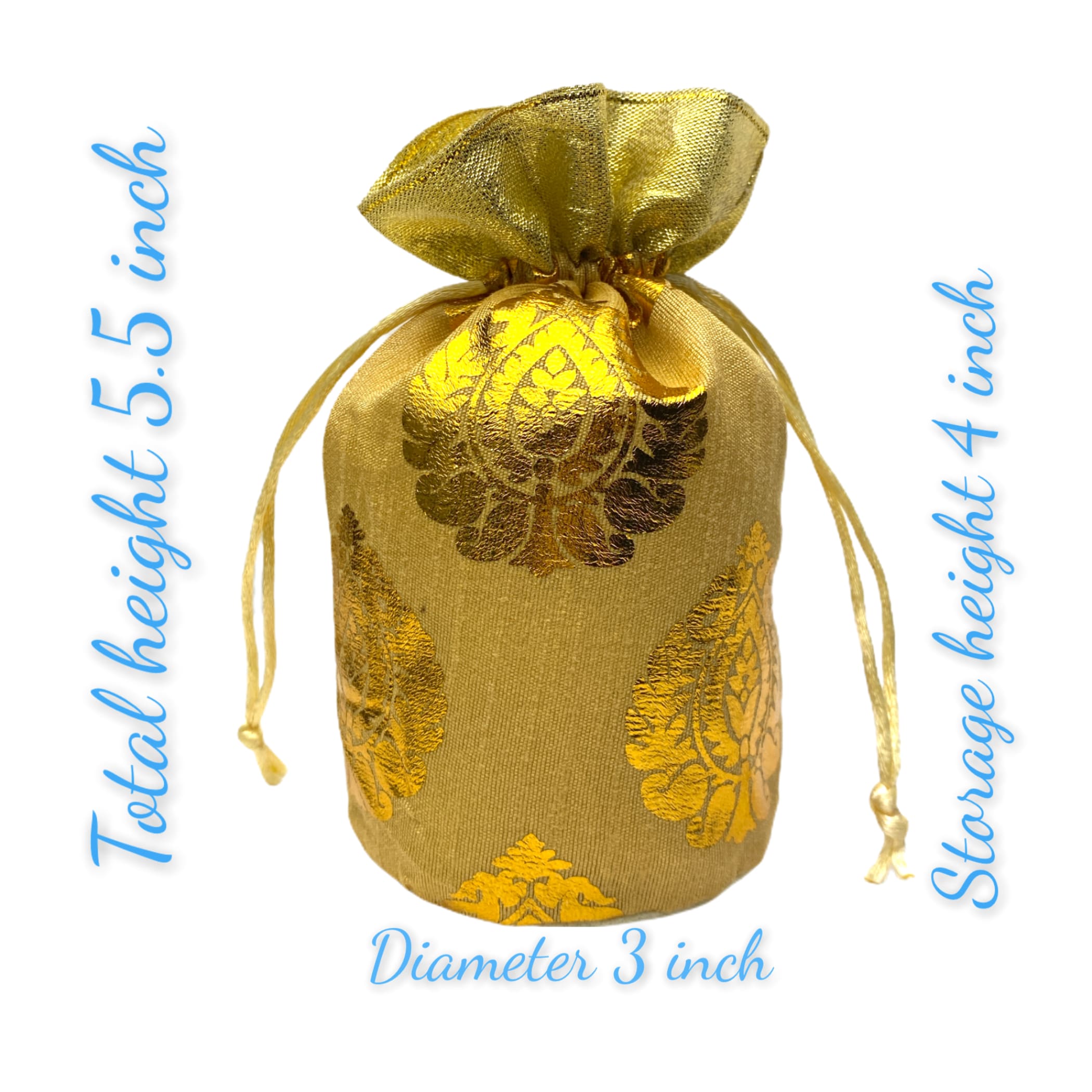 Pack of 20 eid gift potli women silk ethnic hand