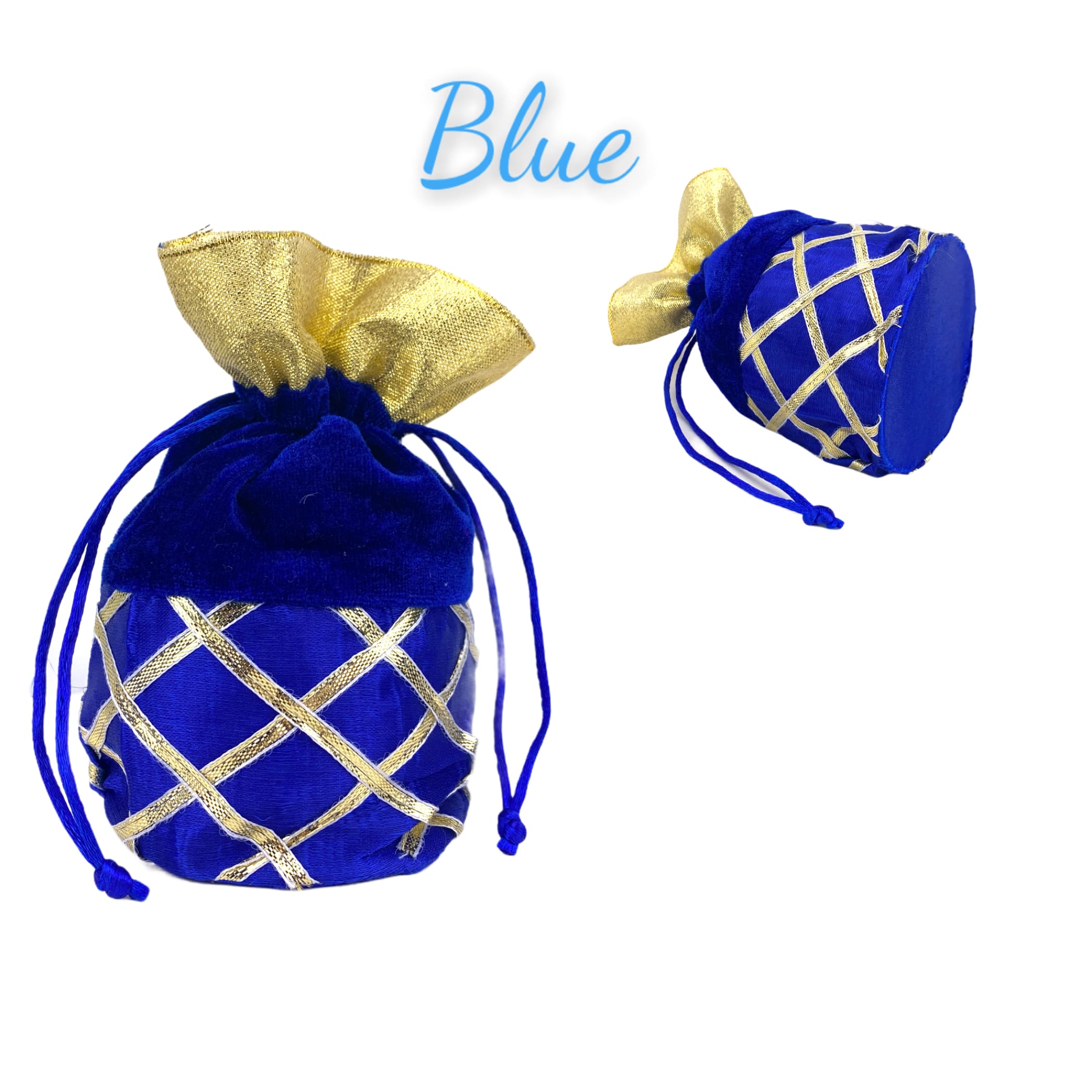 Pack of 20 potli bags eid gift women silk ethnic hand