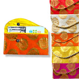 Pack of 5 fabric money envelopes for cash decorative gotta