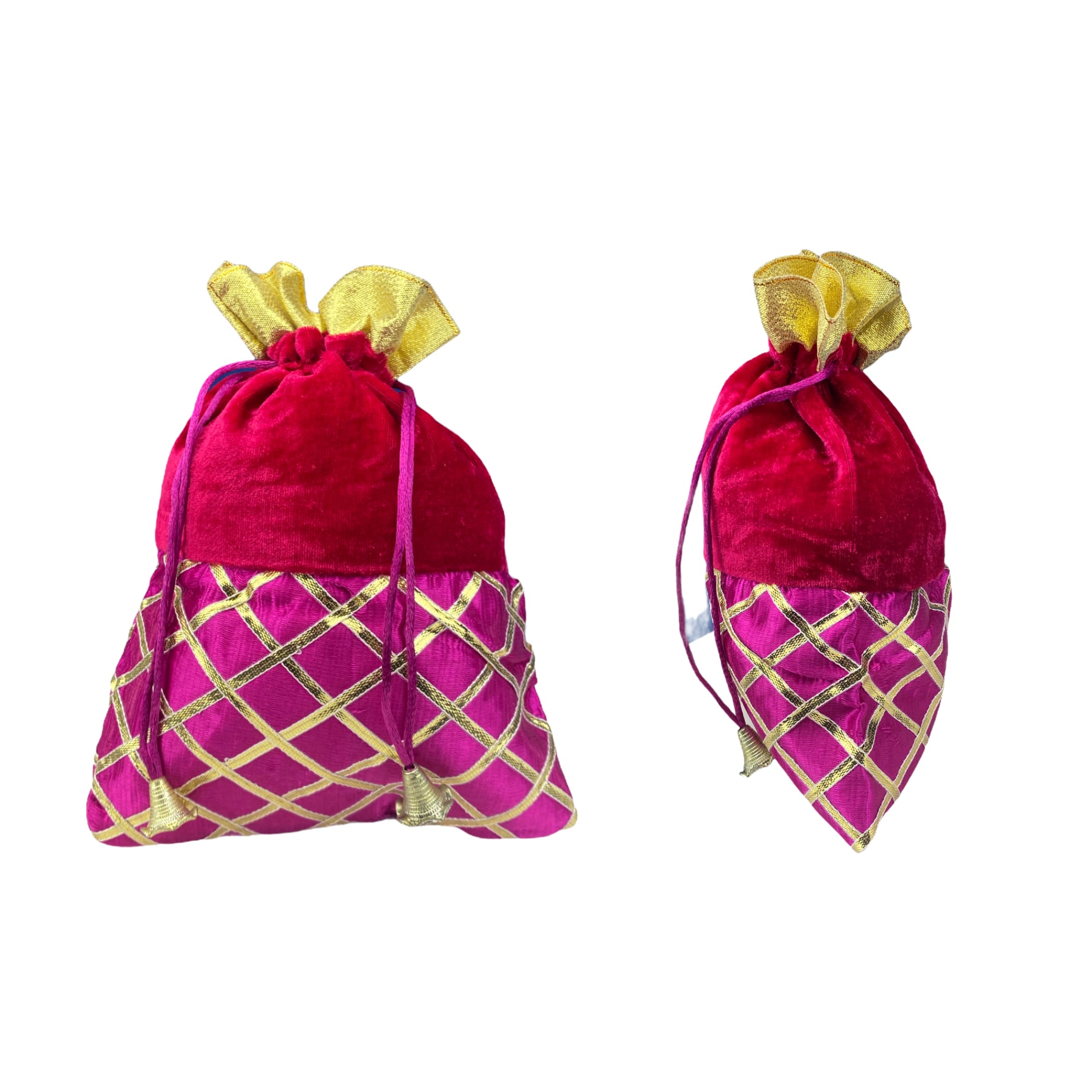 Pack of 5 potli bags eid gift gifting women velvet ethnic