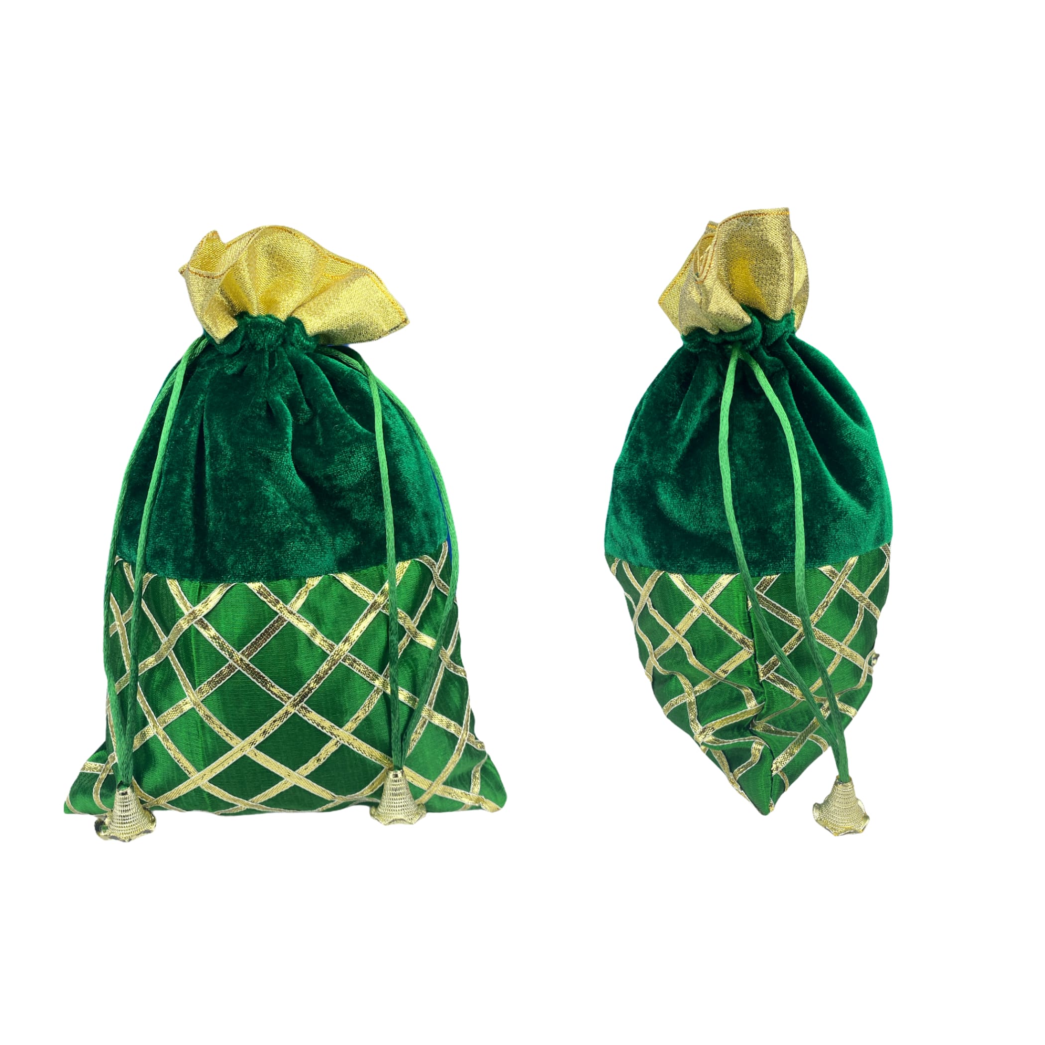 Pack of 5 potli bags eid gift gifting women velvet ethnic