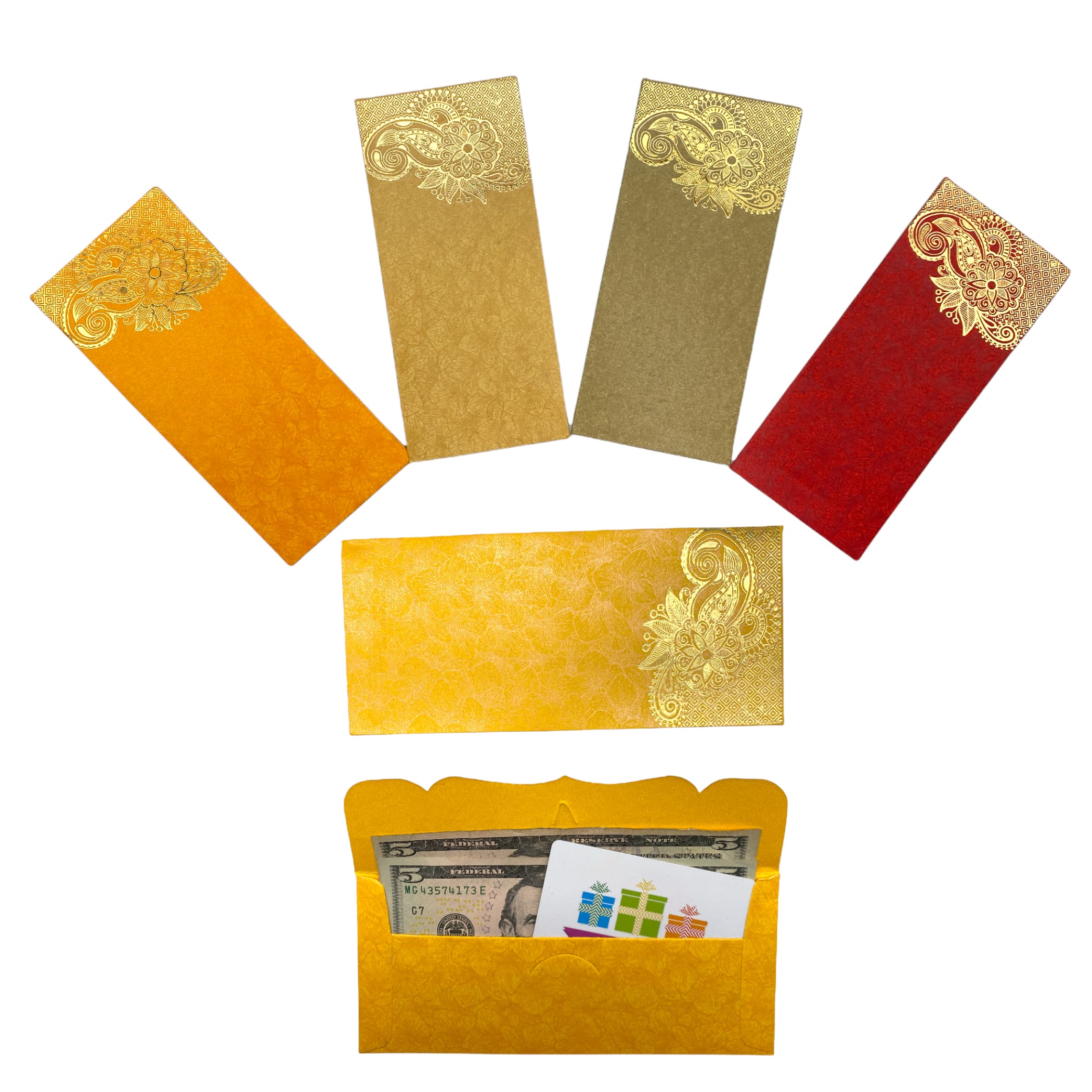 Paisley shagun money envelopes lucky cash gift envelope