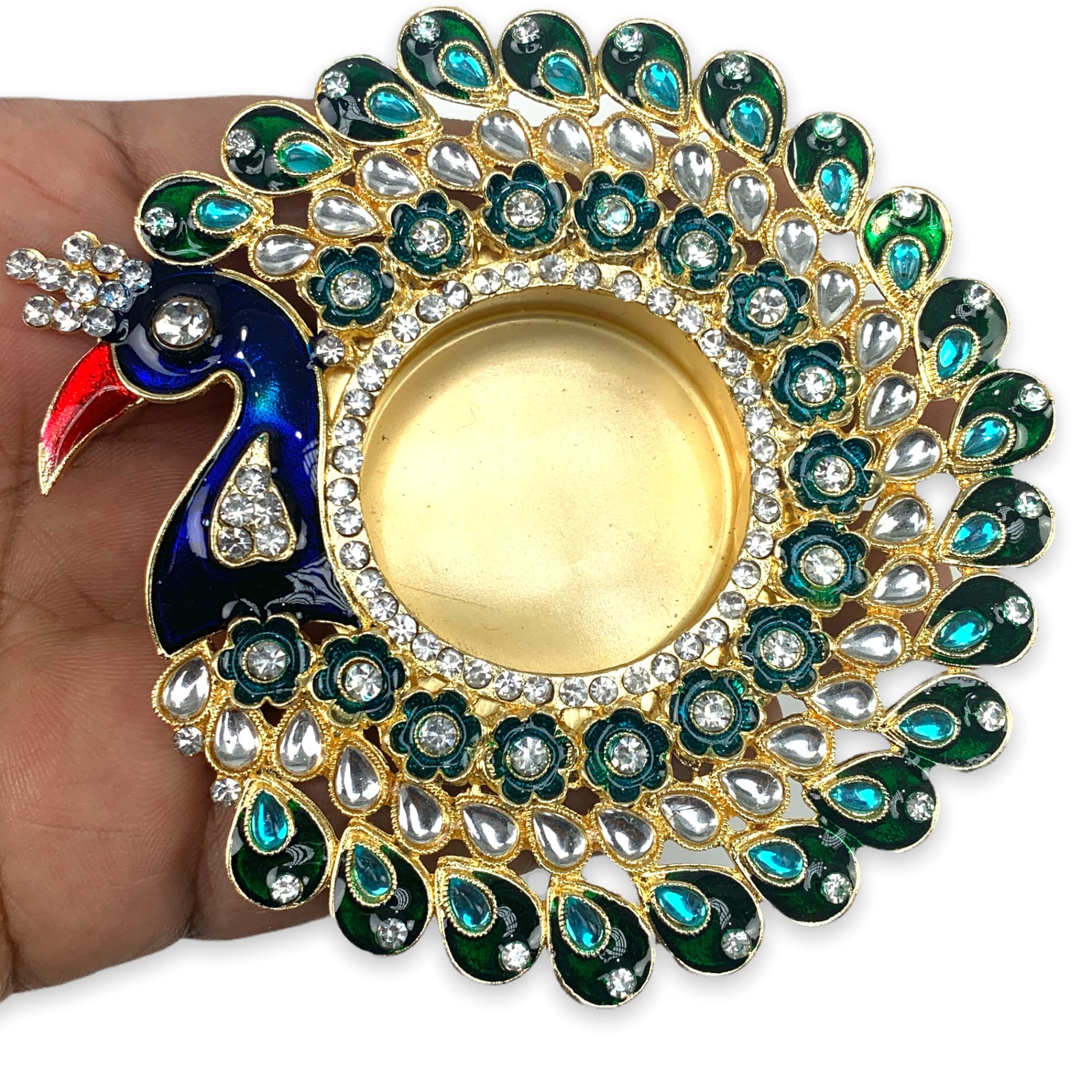 Peacock tealight candle holders diwali decorations christmas