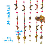 Rajasthani door hanging moon star wind chime traditional
