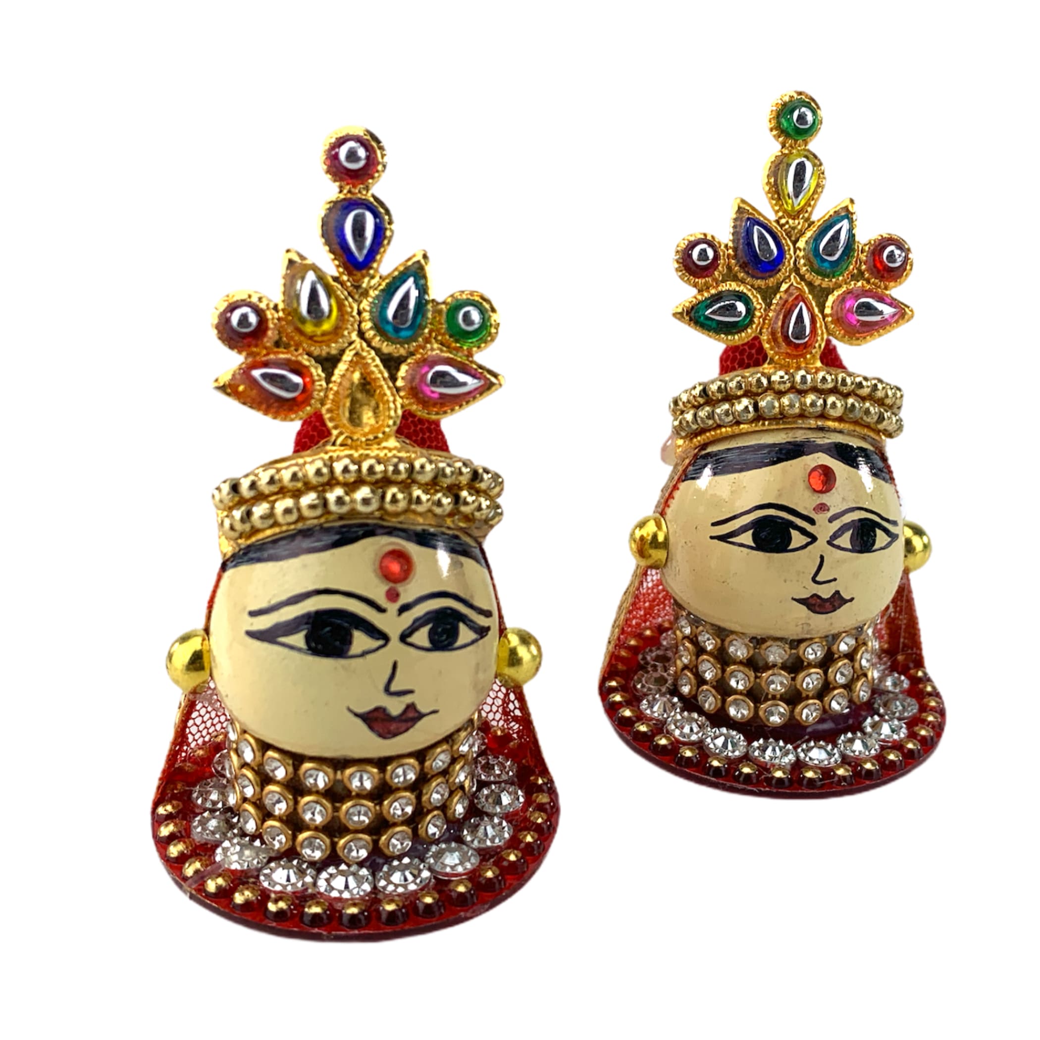 Goddess riddhi siddhi set idols spouse of ganesha spiritual