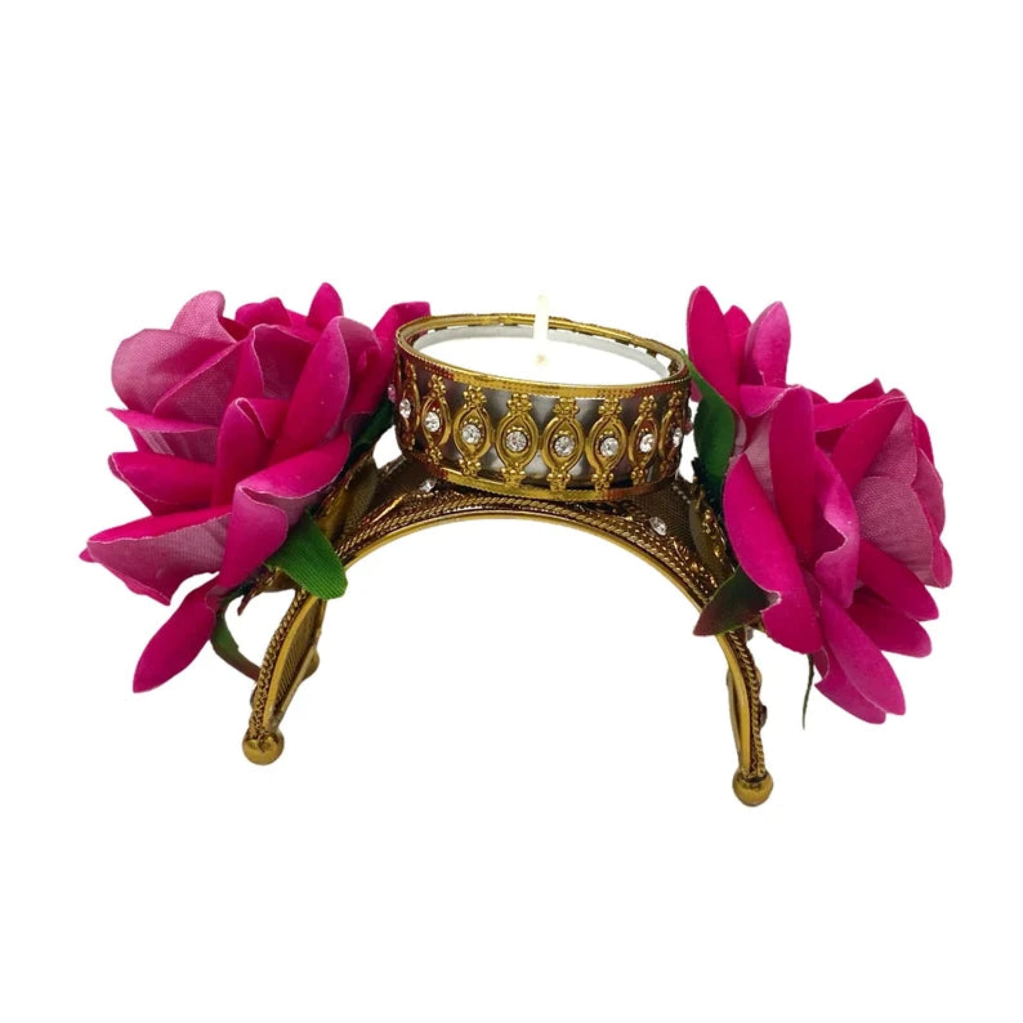 Rose diwali candle holder diya decor decoration favors