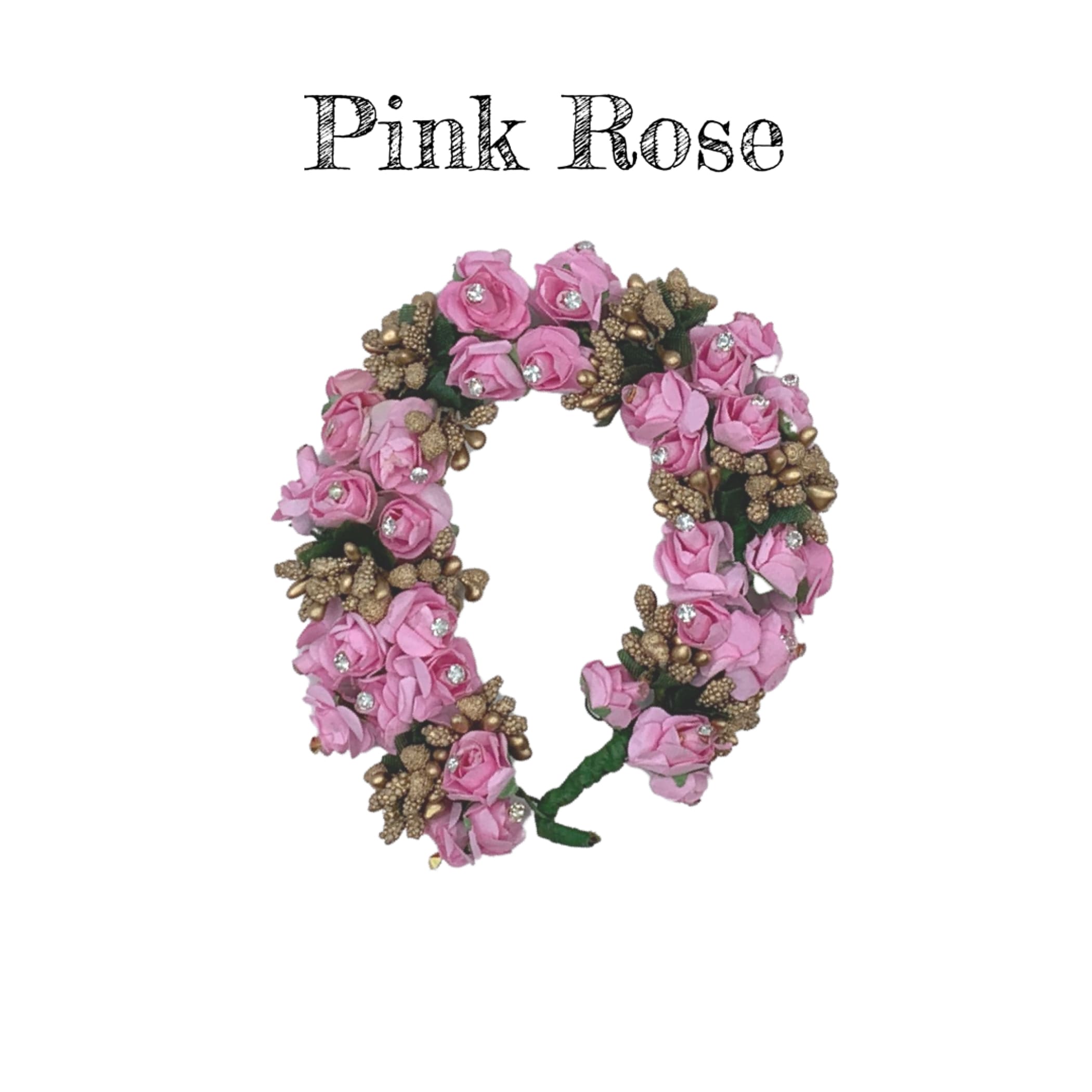 Rose gajra hair accessory veni flower jewelry wedding