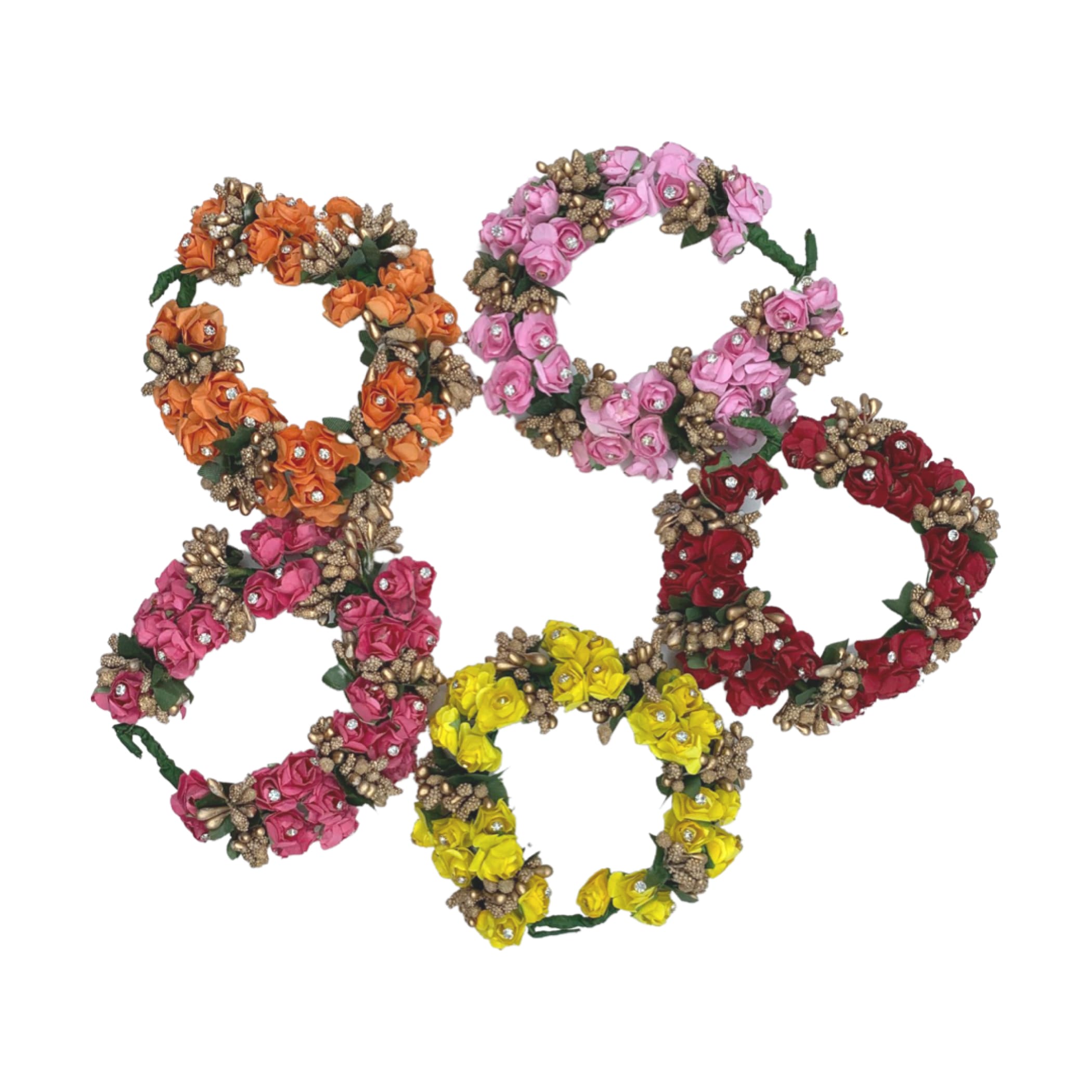 Rose gajra hair accessory veni flower jewelry wedding