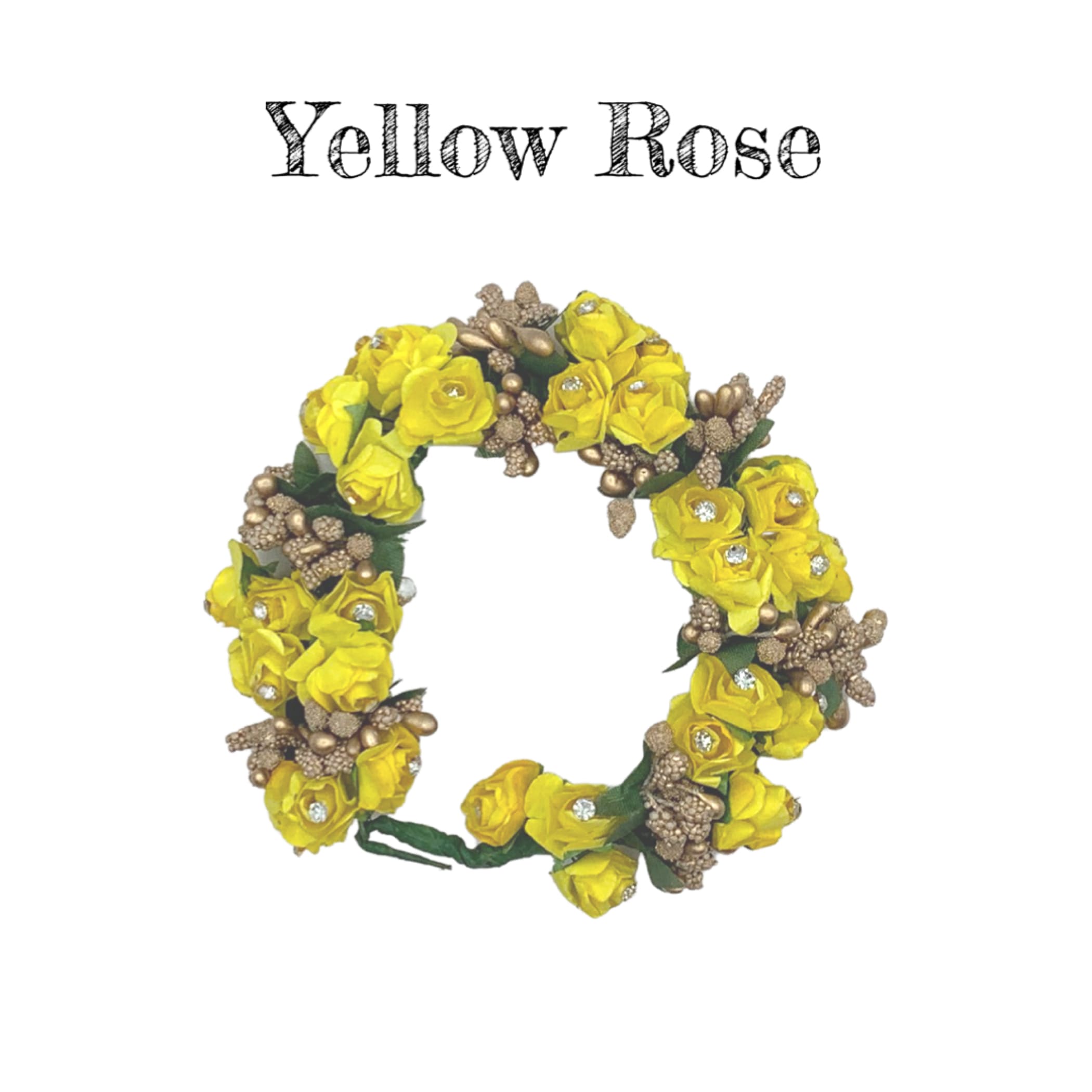 Rose gajra hair accessory veni flower jewelry wedding