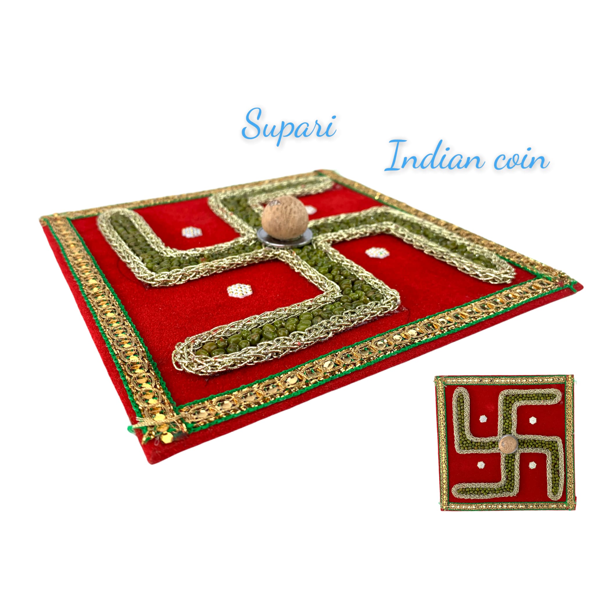 Sathiya satiya for pooja handmade gift swastik hindu wedding