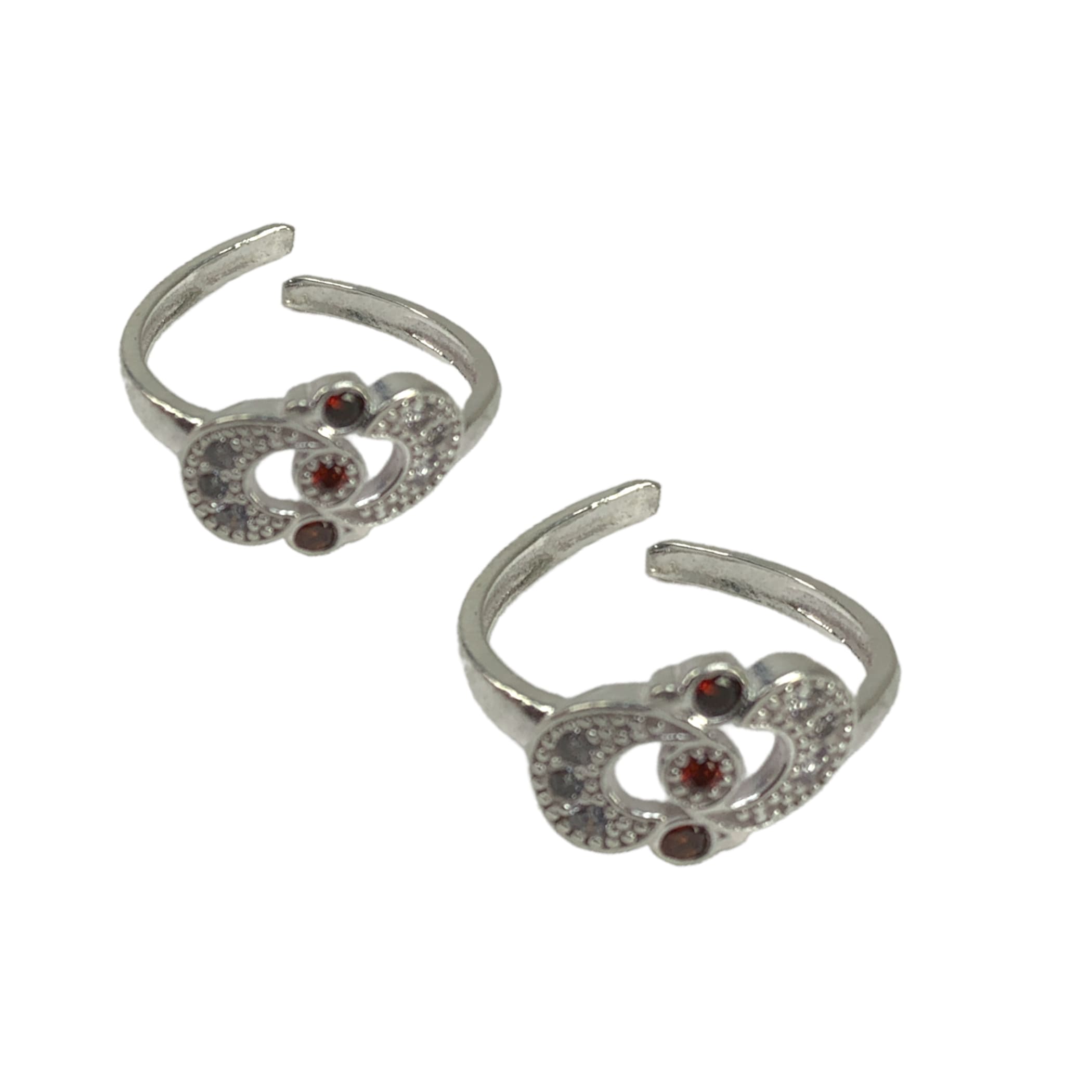 Set pinky band rings barefoot foot jewelry adjustable indian