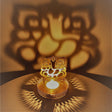 Shadow diya ganesha tea light candle holder traditional
