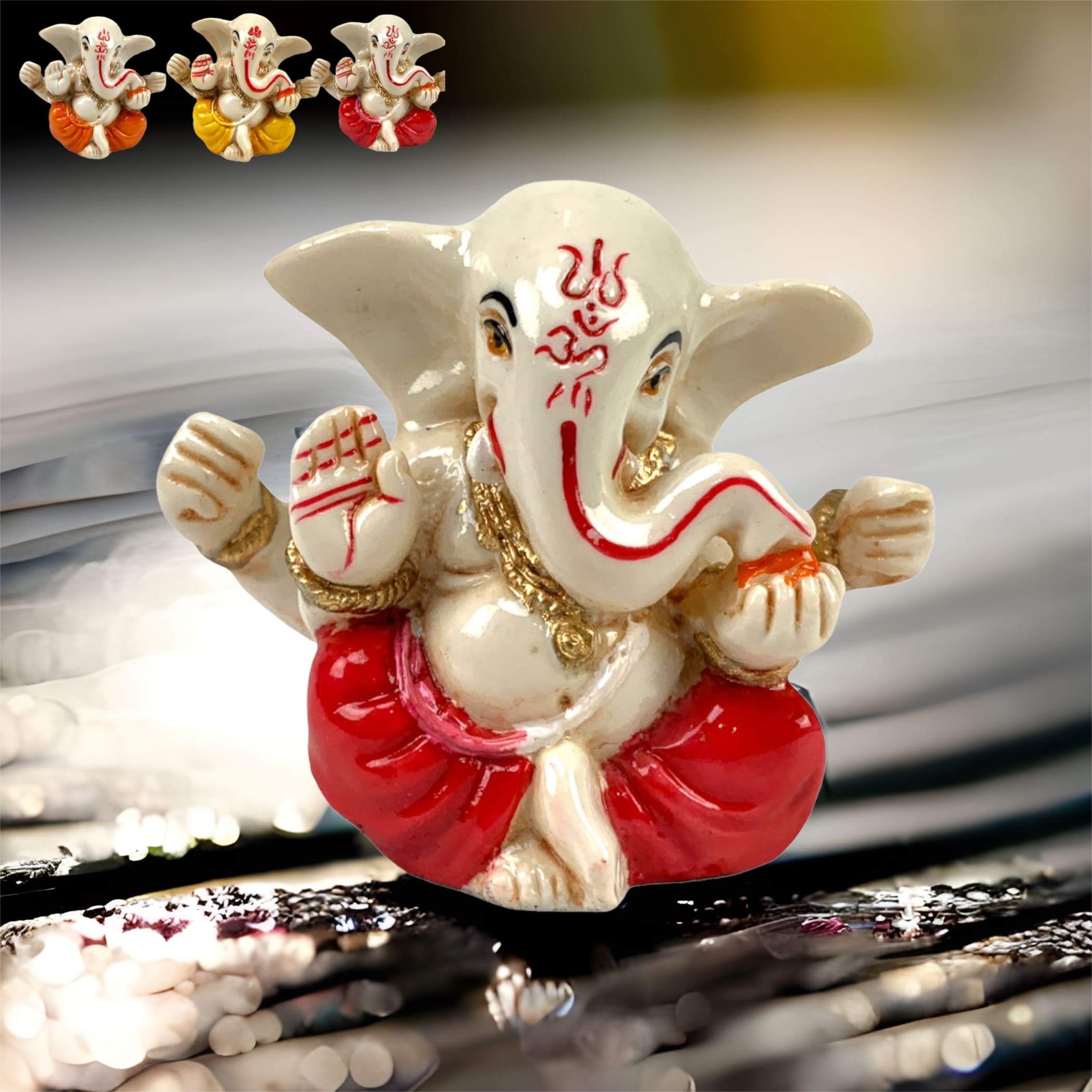 Small ganesha statue car pooja favor housewarming ganesh