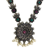 Indian oxidized jewelry boho tribal necklace bohemian