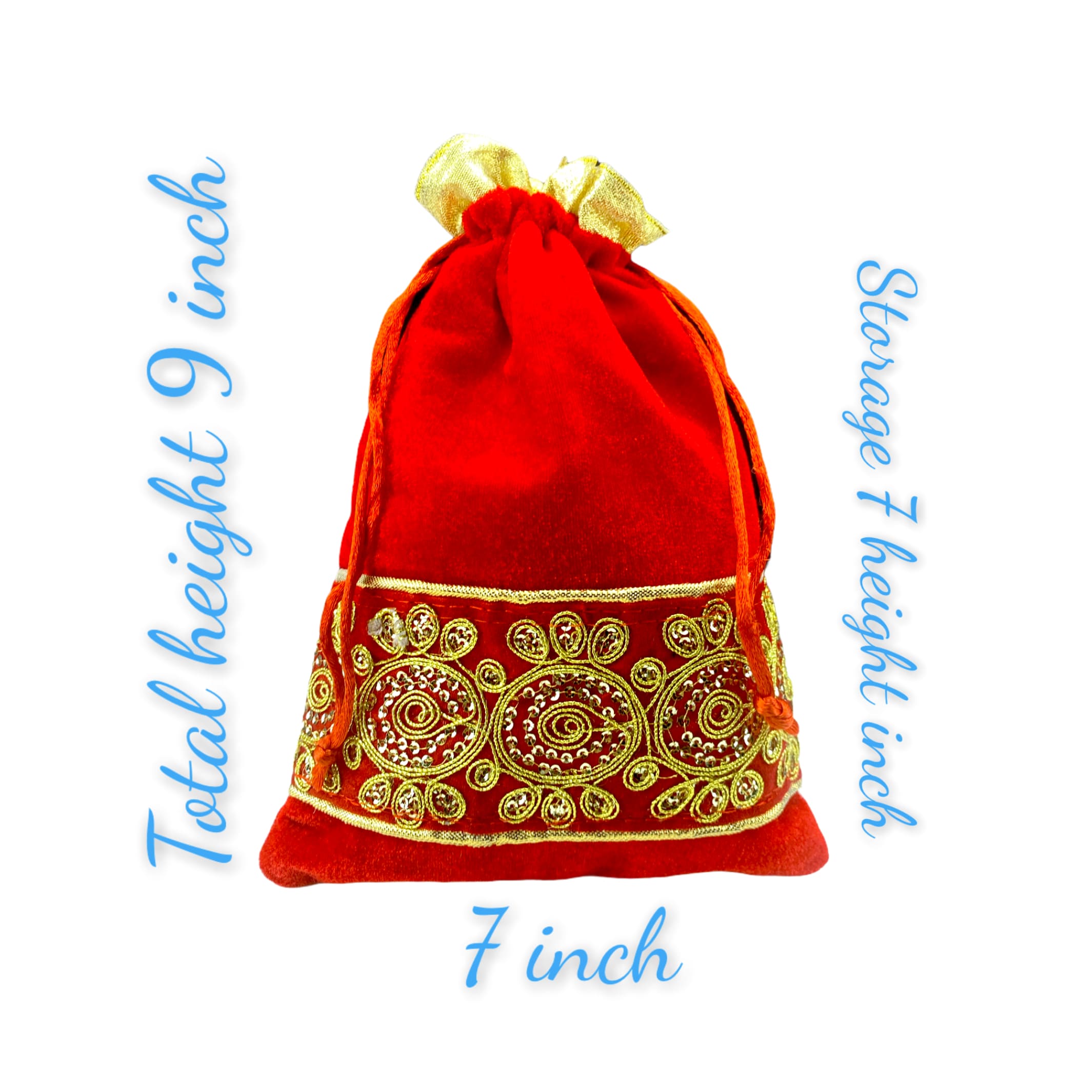 Zari potli bags favor indian muslim punjabi wedding diwali